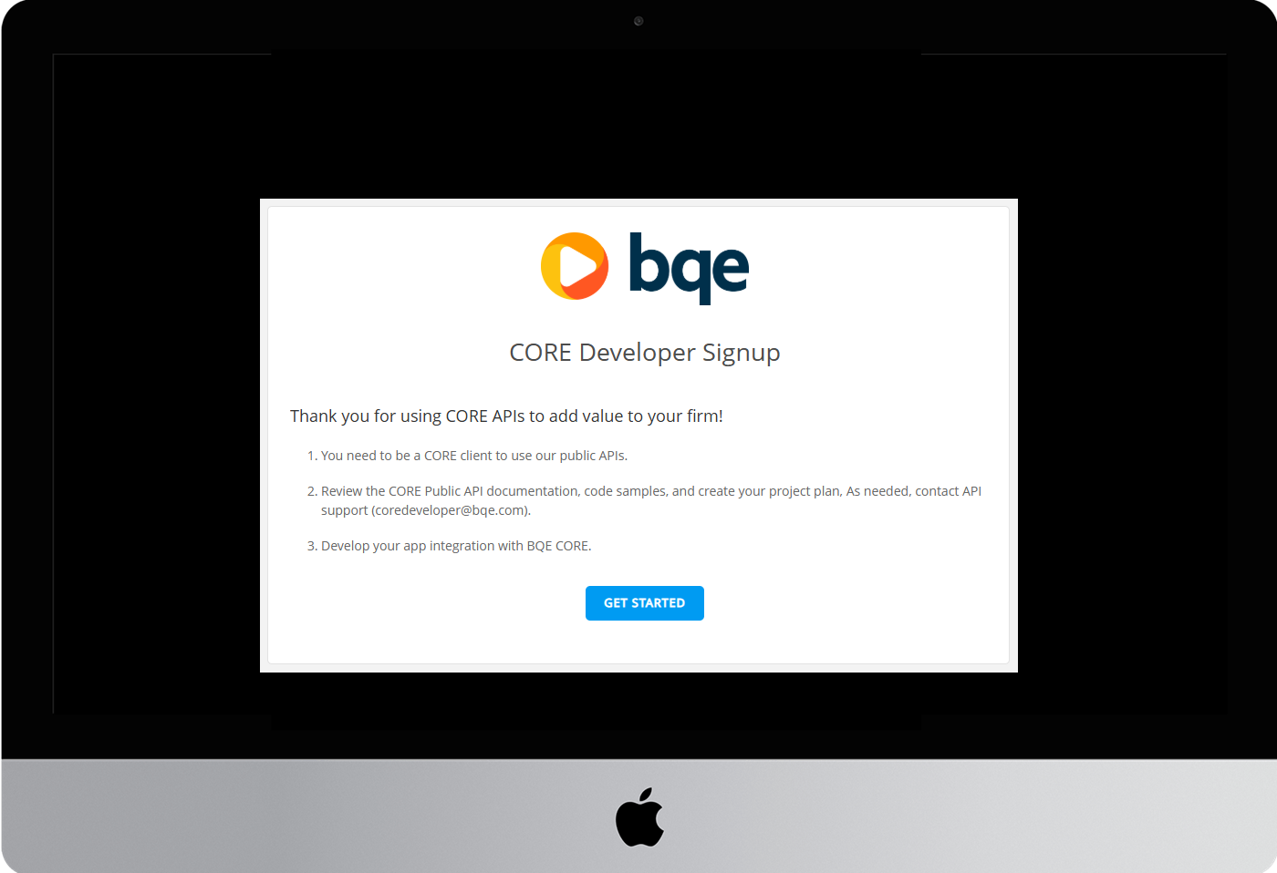 Developer Portal Get Started